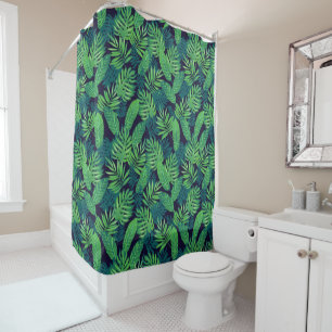 Rideaux De Douche Motif Feuille tropical