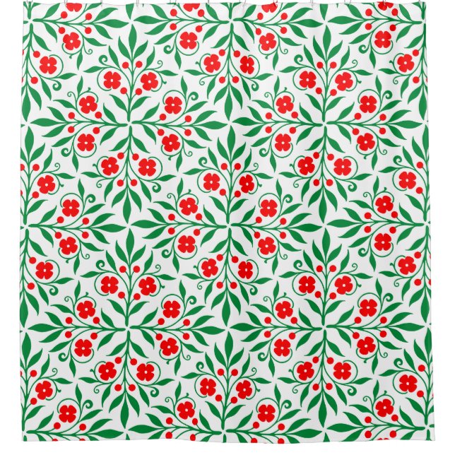 Rideaux De Douche Motif floral (Devant)