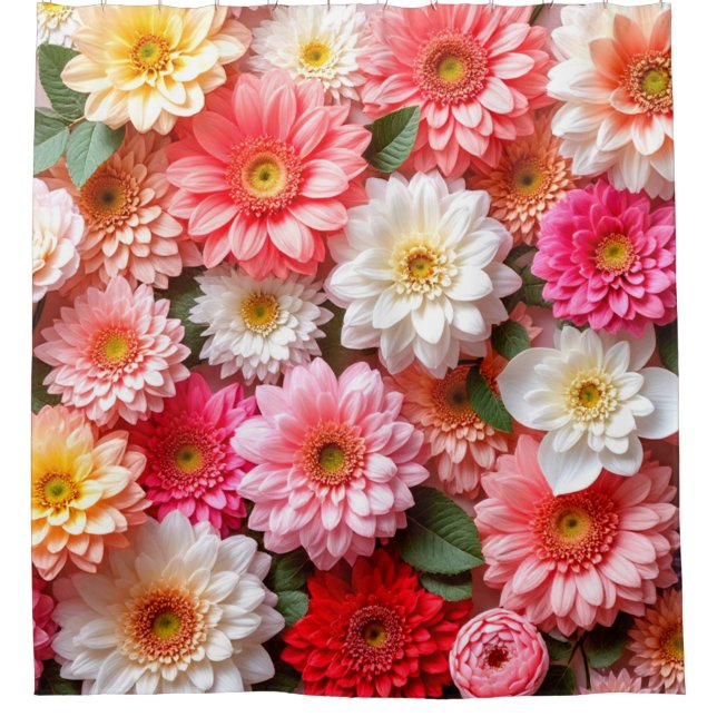 Rideaux De Douche Motif floral (Devant)