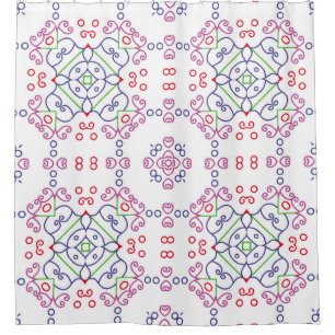 Rideaux De Douche motif floral Abstrait design abstrait, art, maison