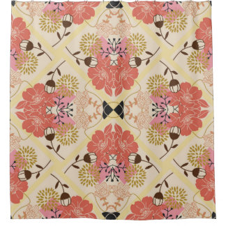 Rideaux De Douche Motif fluide floral