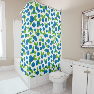 Rideaux De Douche Motif frais de myrtille