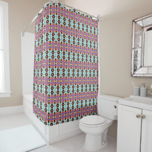 Rideaux De Douche Motif géométrique