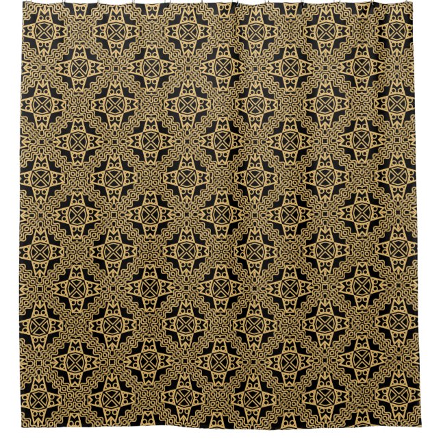 Rideaux De Douche Motif géométrique créatif sans couture. triangle,  (Devant)