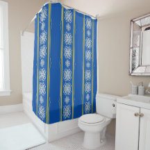 Motif géométrique élégant bleu et jaune