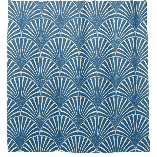 Rideaux De Douche Motif géométrique minimaliste transparent (Devant)