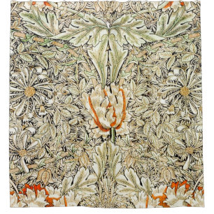 Rideaux De Douche Motif Honeysuckle (1876) Par William Morris
