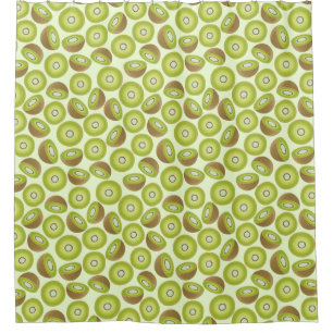 Rideaux De Douche Motif Kiwi coupé