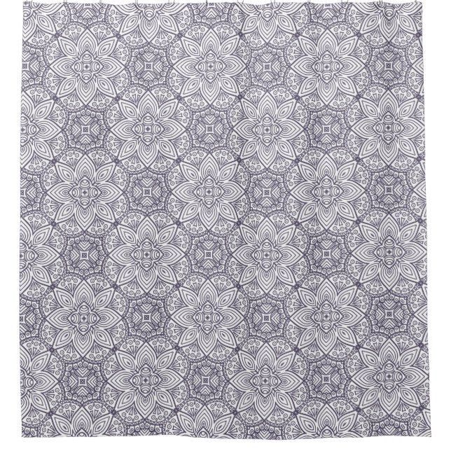 Rideaux De Douche Motif Mandala (Devant)