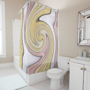 Rideaux De Douche Motif métallique avec brillance