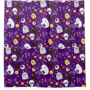 Rideaux De Douche Motif monstre d'Halloween