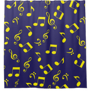 Rideaux De Douche Motif musical