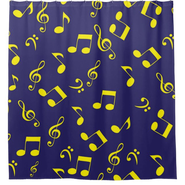 Rideaux De Douche Motif musical (Devant)
