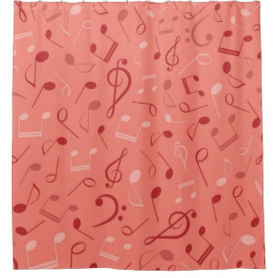 Rideaux De Douche Motif musical