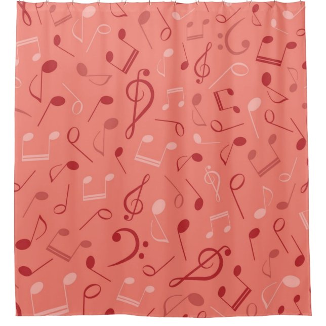 Rideaux De Douche Motif musical (Devant)