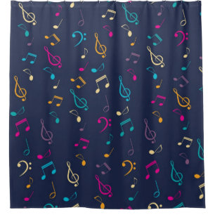 Rideaux De Douche Motif musical