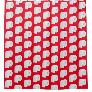 Rideaux De Douche Motif papier toilette