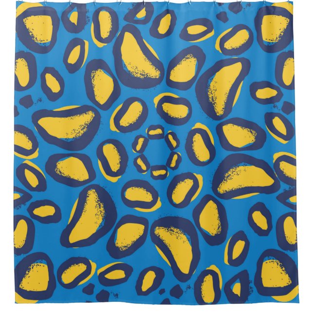 Rideaux De Douche Motif poster de animal Leopard (Devant)