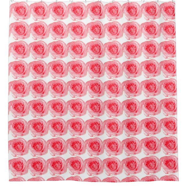 Rideaux De Douche Motif rose (Devant)