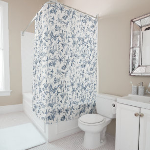 Rideaux De Douche Motif Toile De Jouy