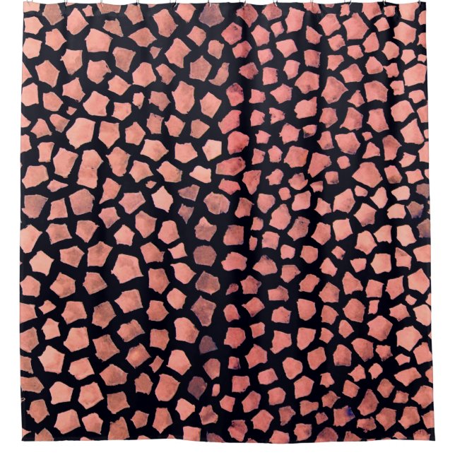 Rideaux De Douche Motif transparent pour la peau en Afrique (Devant)