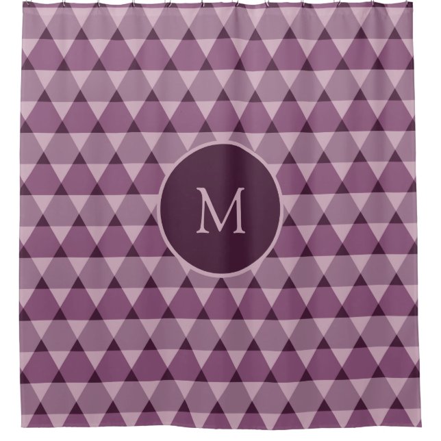Rideaux De Douche Motif triangles (Devant)
