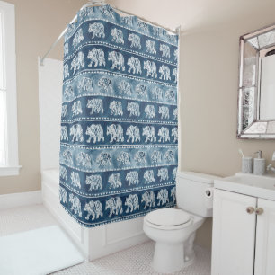 Rideaux De Douche Motif tribal de Boho de marine d'ESPRIT d'OURS