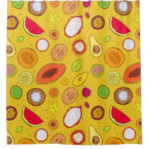 Rideaux De Douche Motif tropical