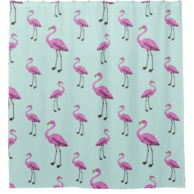 Rideaux De Douche Motif tropical (Devant)