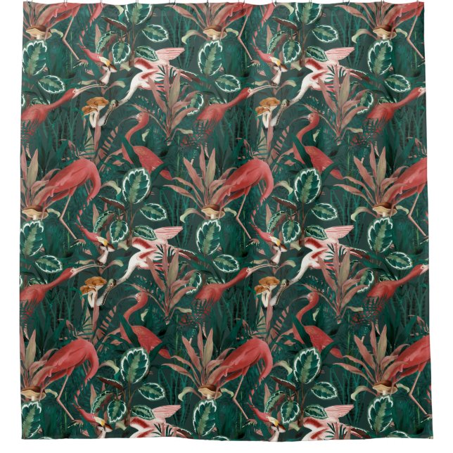 Rideaux De Douche Motif tropical (Devant)