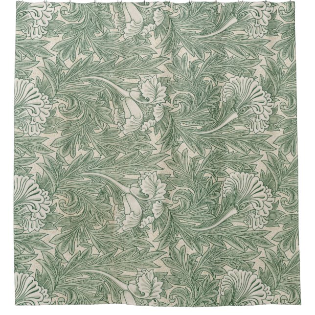 Rideaux De Douche Motif Tulip (par William Morris) (Devant)