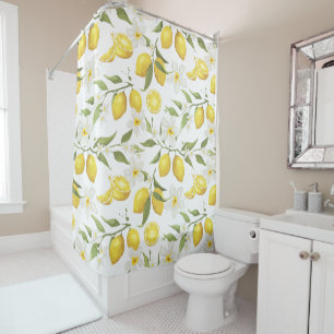 Rideaux De Douche Motif vintage Lemon Tree