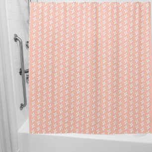 Rideaux De Douche Mouillage floral blanc