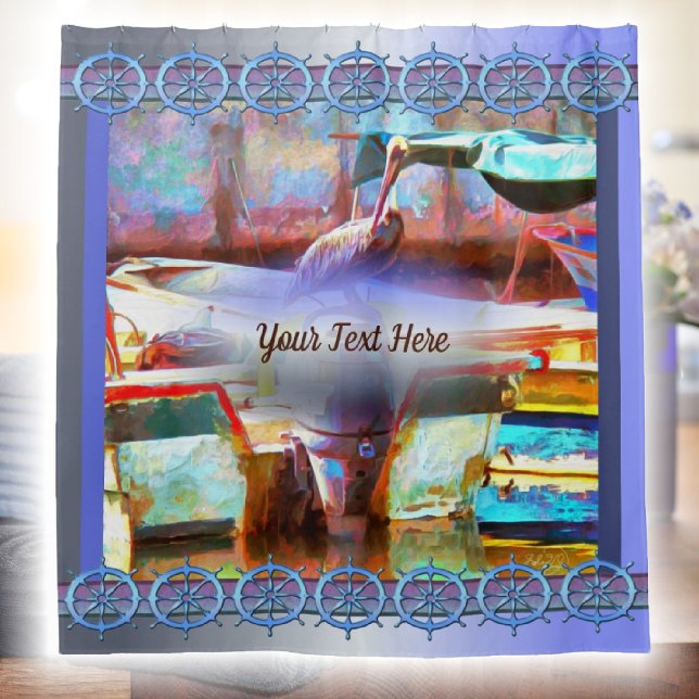 Rideaux De Douche Muelle Los Peines Pelican 0463 (Créateur téléchargé)