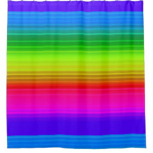 Rideaux De Douche Multicolore, arc-en-ciel