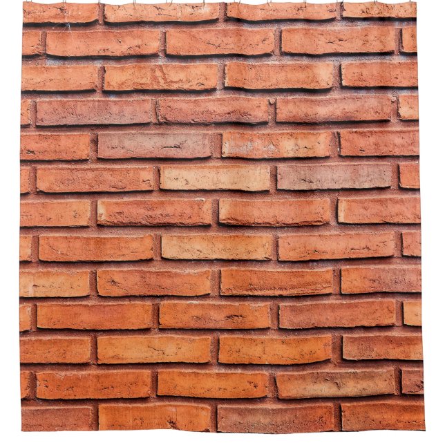 Rideaux De Douche Mur brique orange brique mur (Devant)