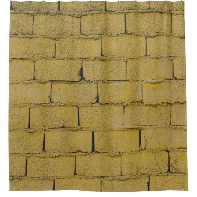 Rideaux De Douche Mur en brique de béton vide (Devant)