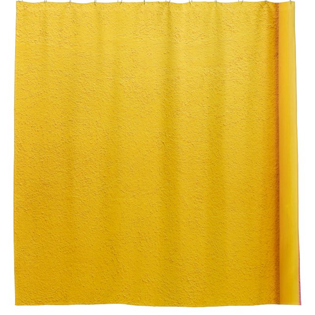 Rideaux De Douche Mur jaune peint (Devant)