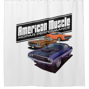 Rideaux De Douche Muscle de Mopar d'Américain