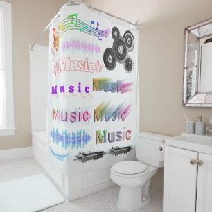 Rideaux De Douche Musique
