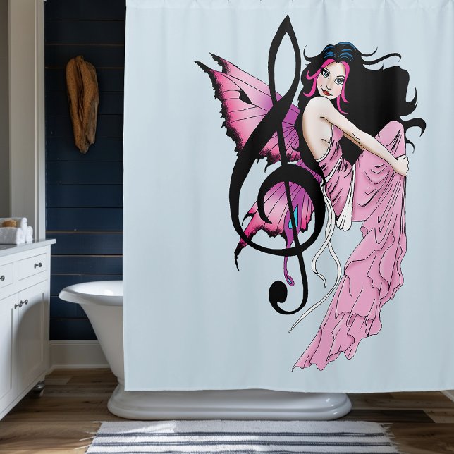 Rideaux De Douche Musique Note Fée (Créateur téléchargé)