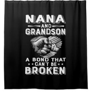 Rideaux De Douche Nana Et Grandson Une Obligation Qui Ne Peut Pas Êt