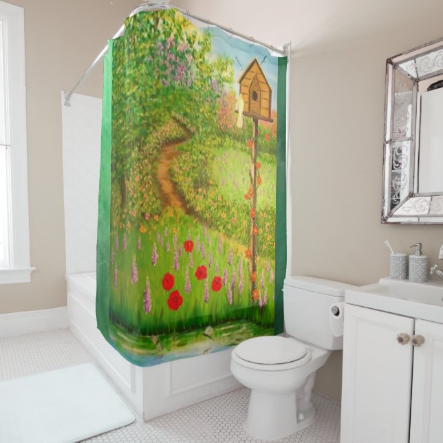 Rideaux De Douche Nature (En situation)