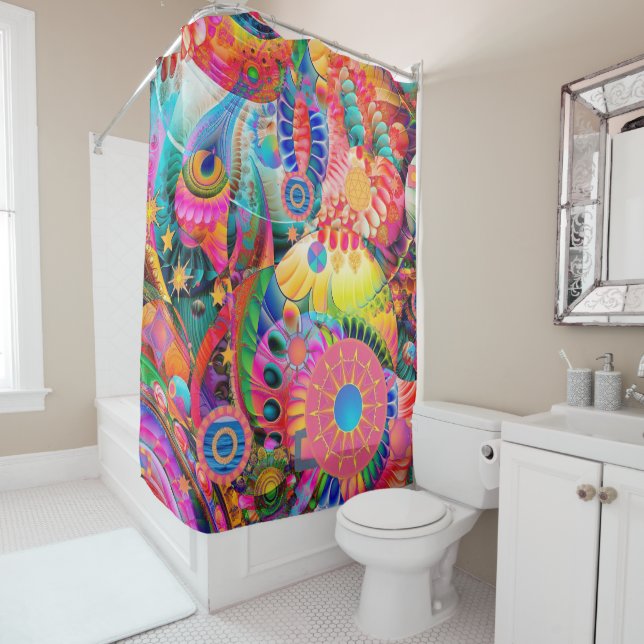 Rideaux De Douche Nature extraterrestre (En situation)