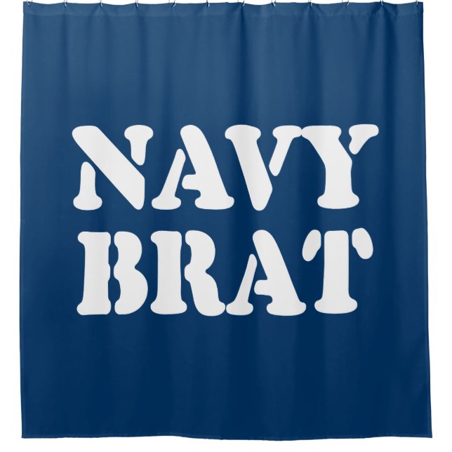 RIDEAUX DE DOUCHE NAVY BRAT (Devant)