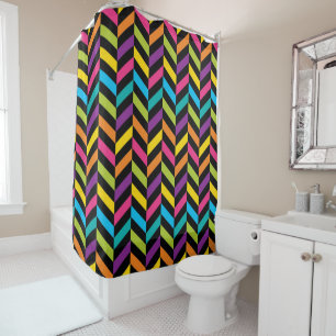 Rideaux De Douche Neon Bright mode tendance design coloré 1