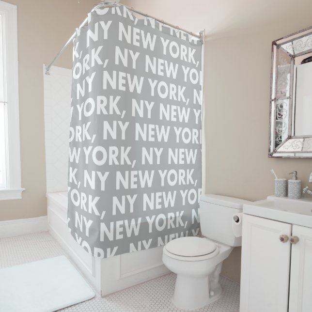 RIDEAUX DE DOUCHE NEW YORK (En situation)