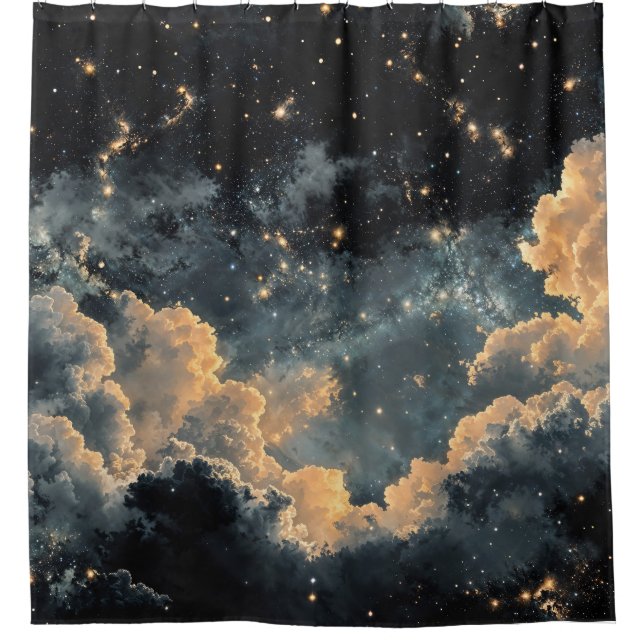 Rideaux De Douche Night sky with stars (Devant)