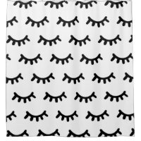 Noir et blanc moderne abstrait mignon yeux motif