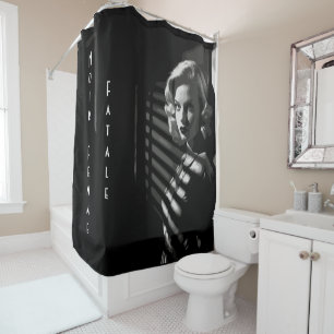 Rideaux De Douche Noir Femme Fatale